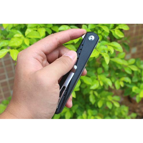 JJ101 quick opening bearing folding knife (two-color)