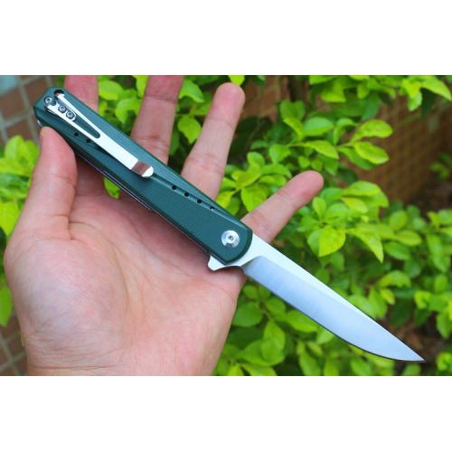 JJ101 quick opening bearing folding knife (two-color)