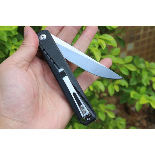 JJ101 quick opening bearing folding knife (two-color)