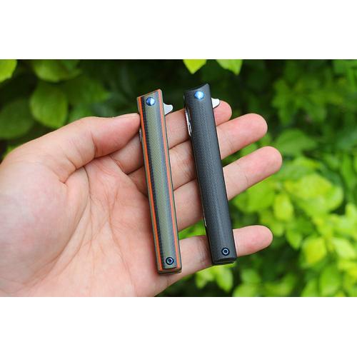 J152 art knife (titanium clip in two colors)