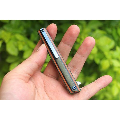 J152 art knife (titanium clip in two colors)