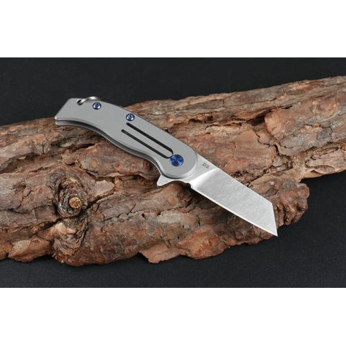 Razor shaped keychain quick opening knife (D2)