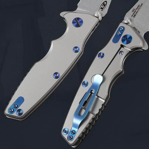 ZT0429 Titanium Handle Folding Knife (Blade Cover)