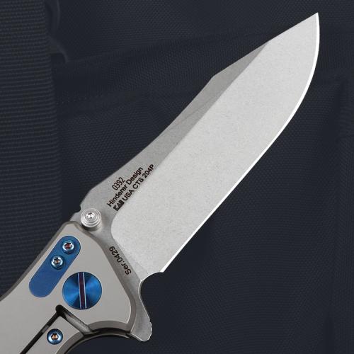 ZT0429 Titanium Handle Folding Knife (Blade Cover)