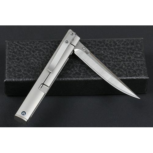 JJ097 Titanium Handle Penknife (D2)