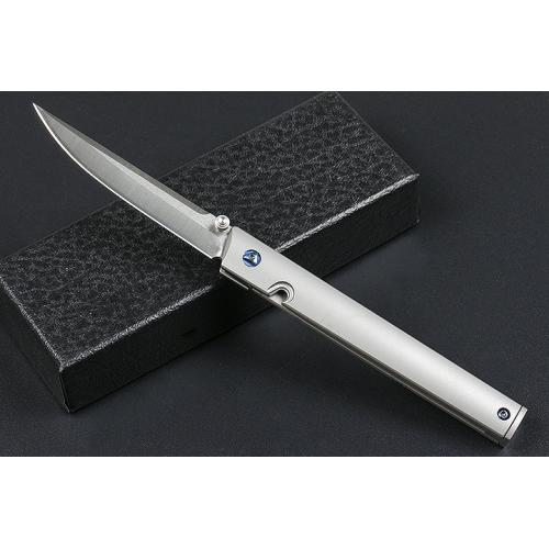 JJ097 Titanium Handle Penknife (D2)