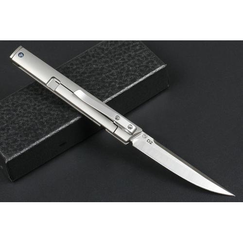 JJ097 Titanium Handle Penknife (D2)