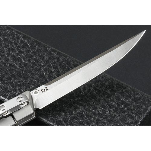JJ097 Titanium Handle Penknife (D2)