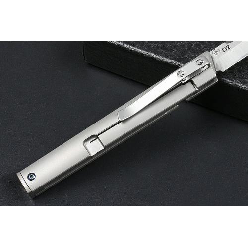 JJ097 Titanium Handle Penknife (D2)
