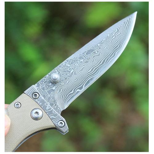 Browning F107 Damascus Folding Knife