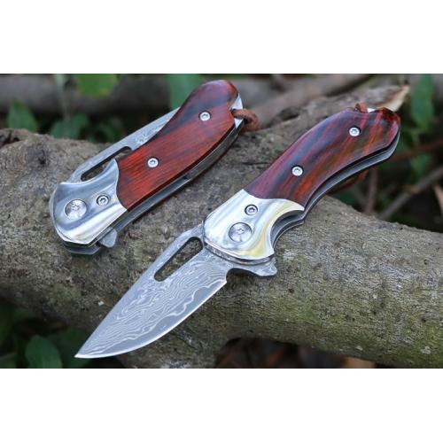 Damascus Quick Open (Red Sandalwood)