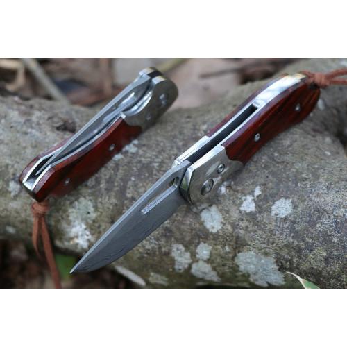 Damascus Quick Open (Red Sandalwood)
