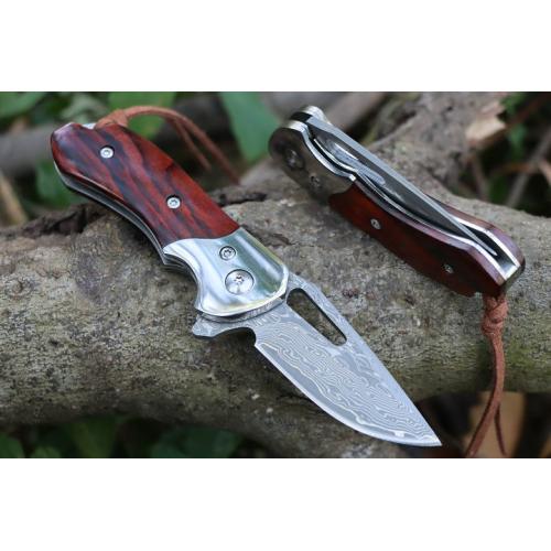 Damascus Quick Open (Red Sandalwood)