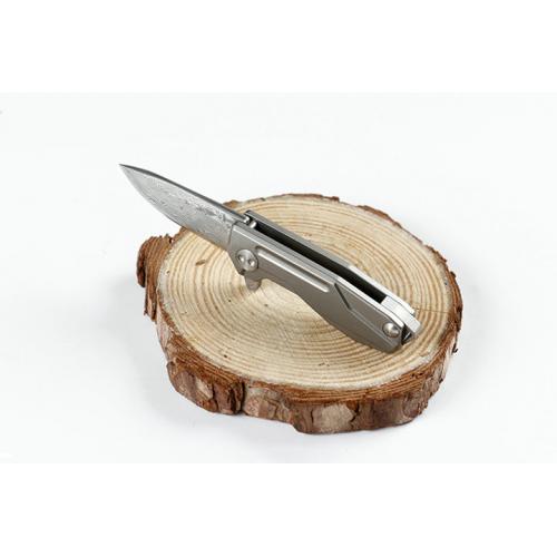 HY002 Quick Folding Knife (Damascus)