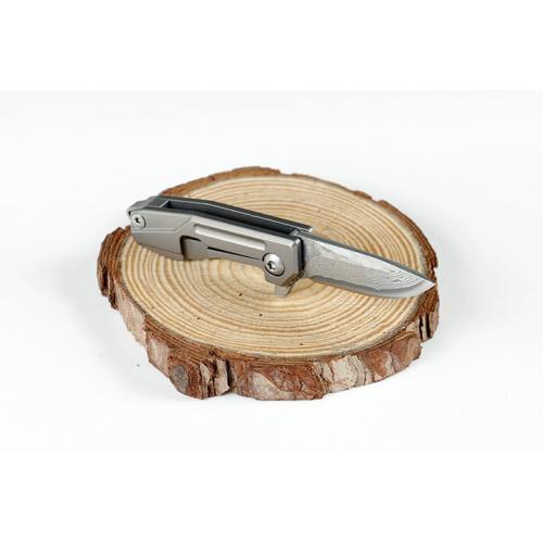 HY002 Quick Folding Knife (Damascus)