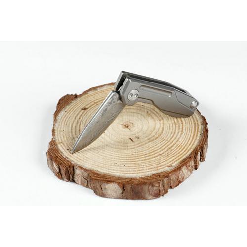 HY002 Quick Folding Knife (Damascus)
