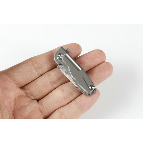 HY002 Quick Folding Knife (Damascus)
