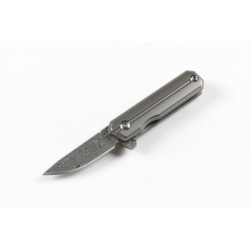 Damascus Little Commander Quick Open Folding Knife (Two Models)