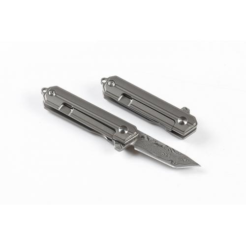 Damascus Little Commander Quick Open Folding Knife (Two Models)