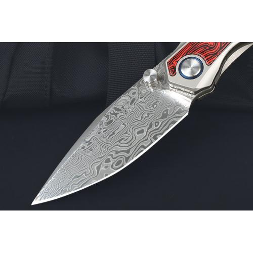 Blue Elf (PMC27 Powder Damascus Steel)