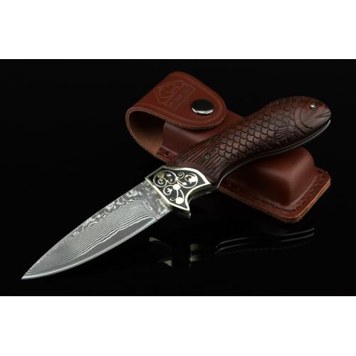 Xiaoyuer Damascus tactical folding knife