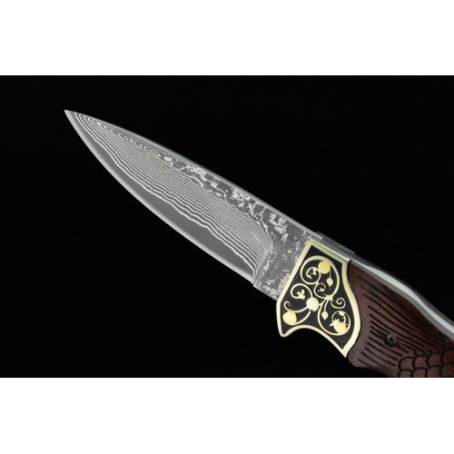 Xiaoyuer Damascus tactical folding knife
