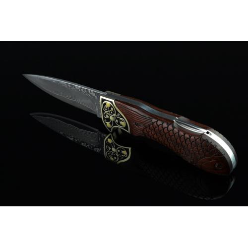 Xiaoyuer Damascus tactical folding knife