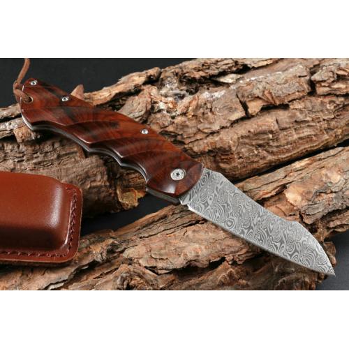 Phoenix Ruifen Damascus Folding Knife