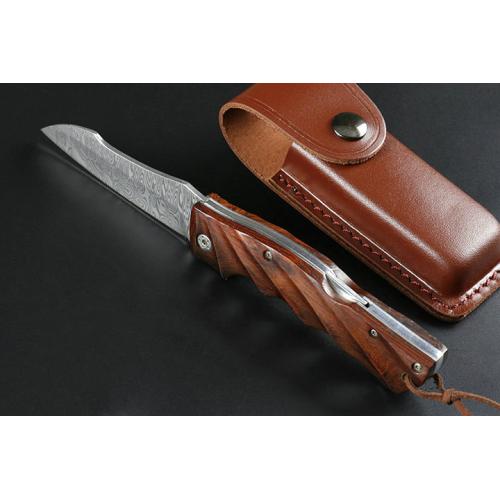 Phoenix Ruifen Damascus Folding Knife