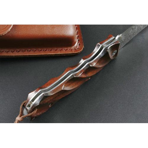Phoenix Ruifen Damascus Folding Knife