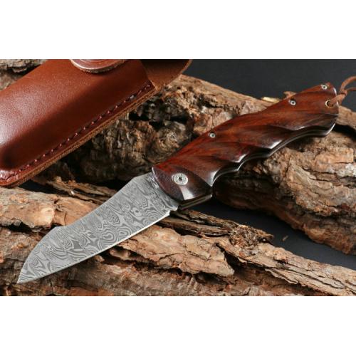 Phoenix Ruifen Damascus Folding Knife