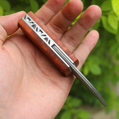 Red Shadow Armored Damascus Knife (Limited Edition)