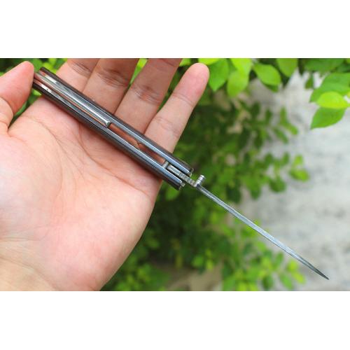 Long billed crane (Damascus steel)