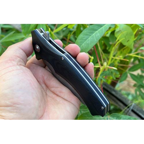 Free Wolf Big Folding Knife (Damascus Steel) (1)