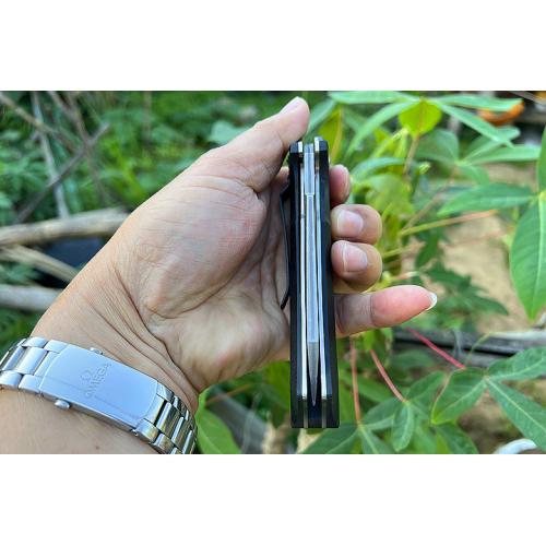 Free Wolf Big Folding Knife (Damascus Steel) (1)