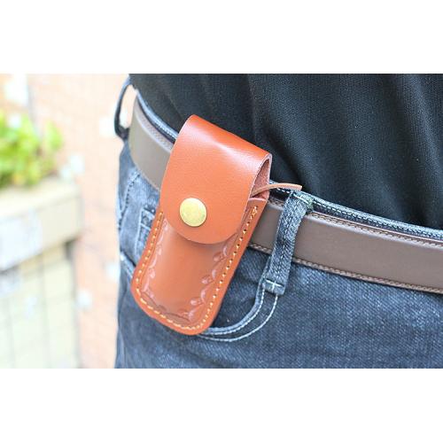 Free Wolf Double Line Big Horse Quick Open Folding Knife