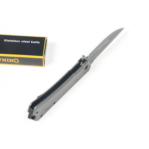 Browning F177 Quick Opening Folding Knife (Grey Titanium)