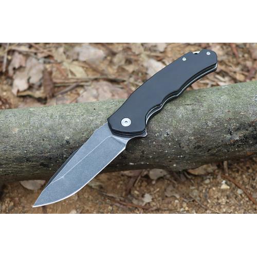 FD05 quick opening folding knife (ebony wood)