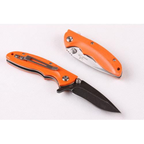 Mantis - Little Soldier (Steel Blade Orange G10) with only Black Blade