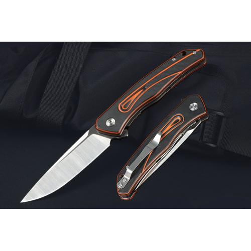 FD09 Quick Opening Folding Knife (Dual Color G10)