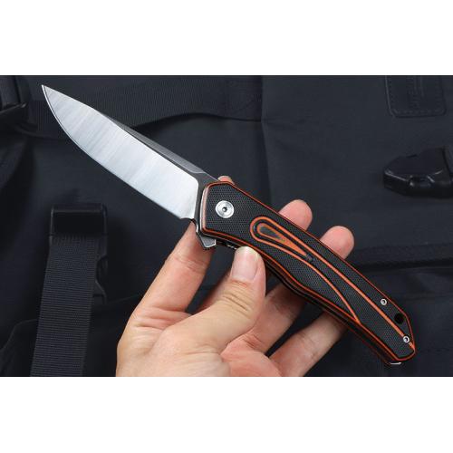 FD09 Quick Opening Folding Knife (Dual Color G10)
