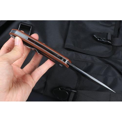FD09 Quick Opening Folding Knife (Dual Color G10)