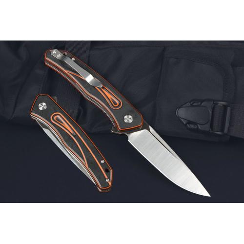FD09 Quick Opening Folding Knife (Dual Color G10)