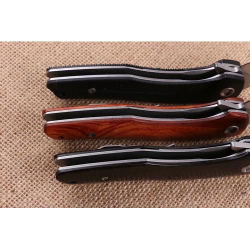 High end piston folding knife (three styles) only available in ebony wood
