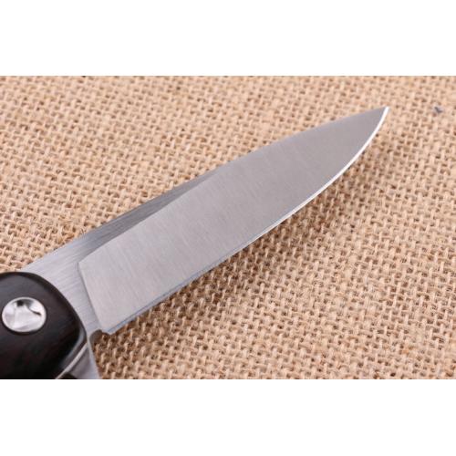 High end piston folding knife (three styles) only available in ebony wood