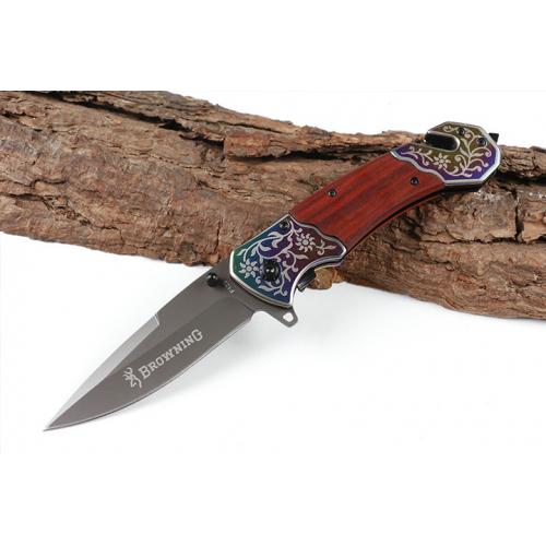 Browning F123 Quick Opening Folding Knife (Tri Color)