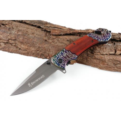 Browning F123 Quick Opening Folding Knife (Tri Color)