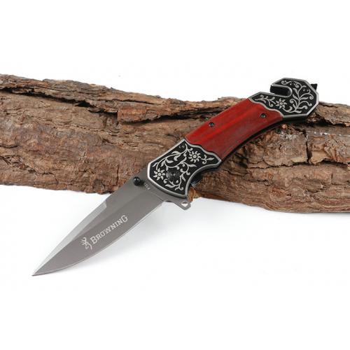 Browning F123 Quick Opening Folding Knife (Tri Color)