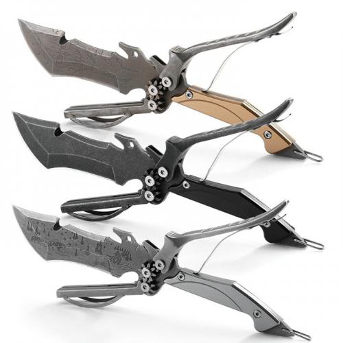 SRkk77 multifunctional outdoor folding knife (three colors) only available in black
