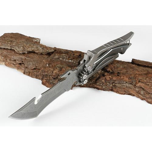 SRkk77 multifunctional outdoor folding knife (three colors) only available in black